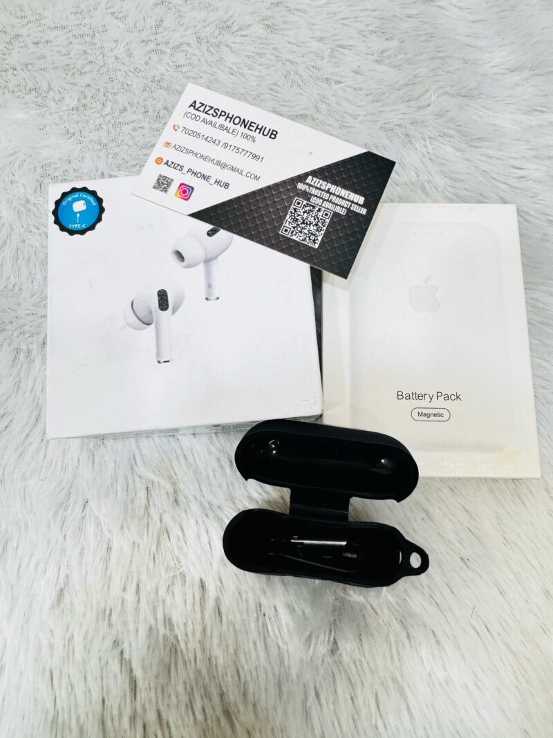 Airpods Pro 2nd Genration & Magsafe Battrey Pack Premium Combo - Image 2