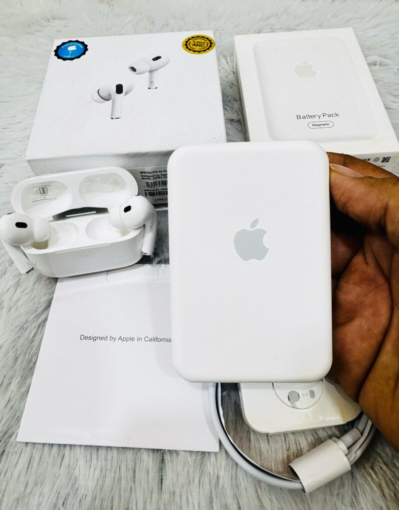 Airpods Pro 2nd Genration & Magsafe Battrey Pack Premium Combo - Image 5