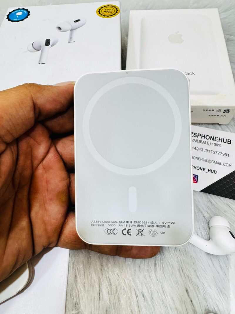 Airpods Pro 2nd Genration & Magsafe Battrey Pack Premium Combo - Image 8